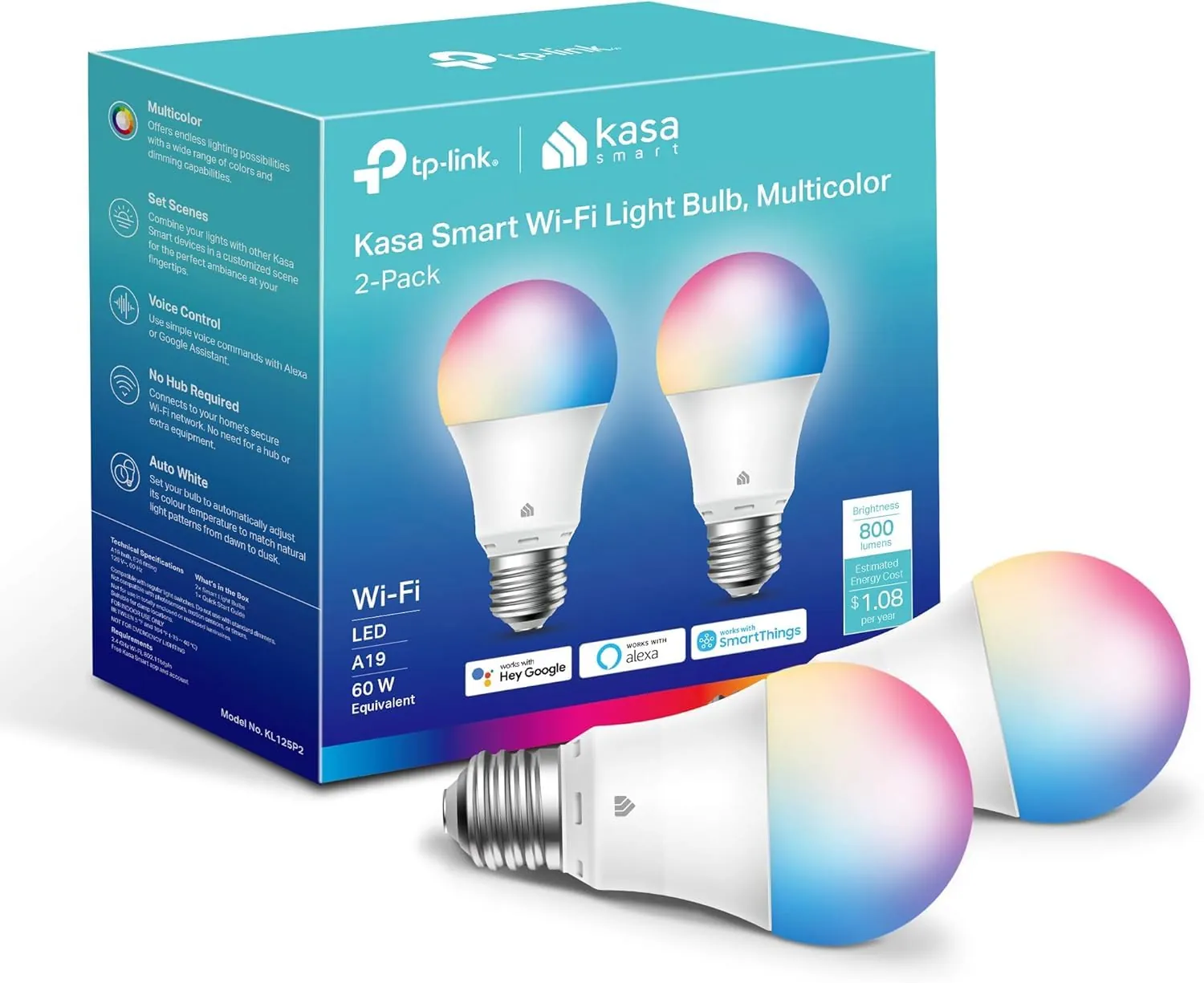 Kasa Smart Light Bulbs Review: Color Wi-Fi Bulb Value