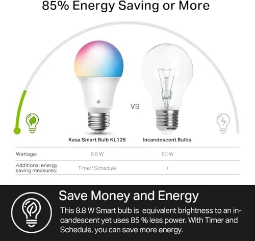 Kasa Smart Light Bulbs Review: Color Wi-Fi Bulb Value image 6
