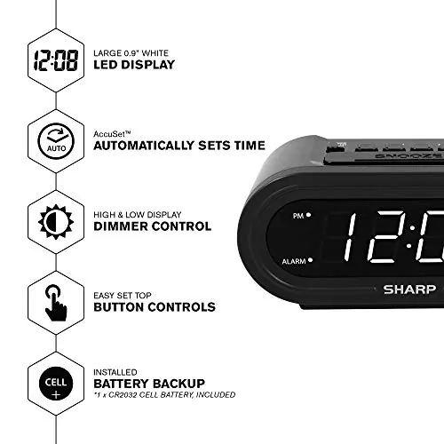 Sharp Digital Alarm with AccuSet Review image 3