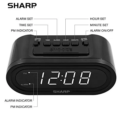 Sharp Digital Alarm with AccuSet Review image 4