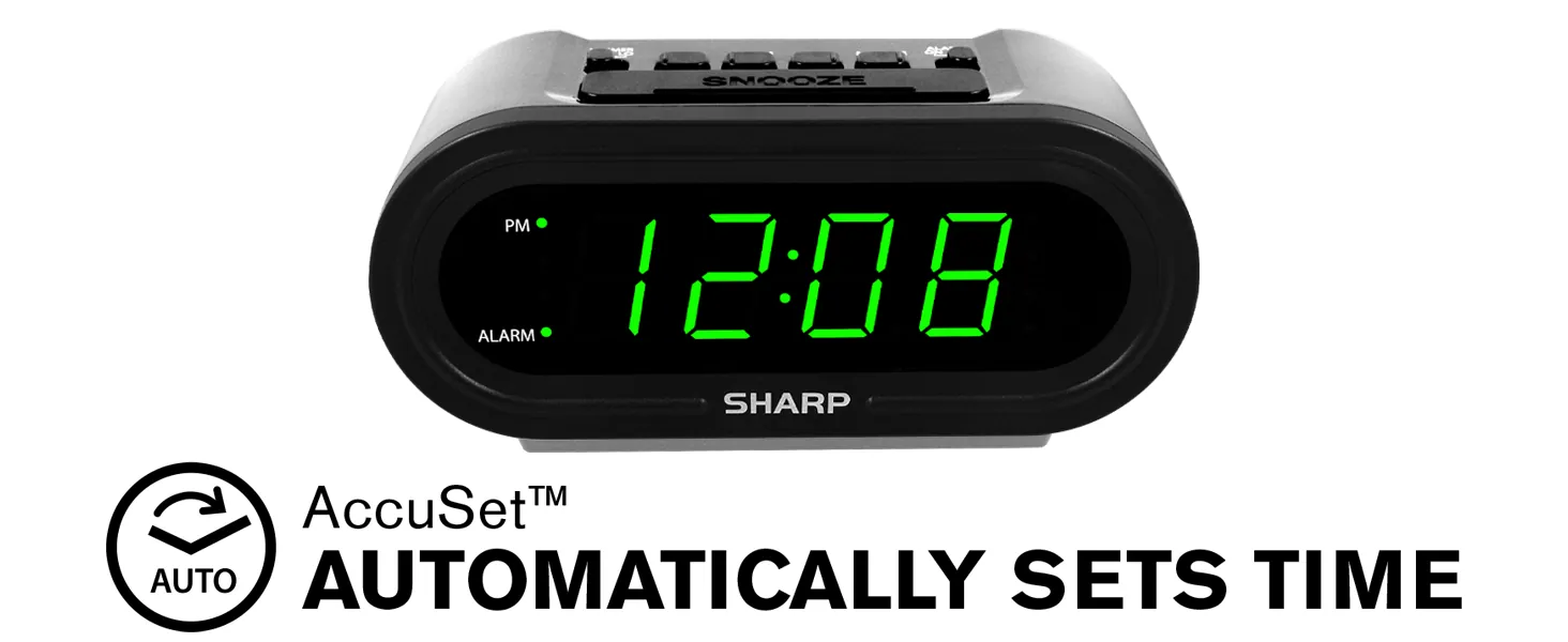 Sharp Digital Alarm with AccuSet Review image 9