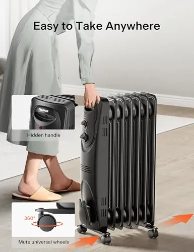 PELONIS Oil-Filled Radiator Heater Review image 8