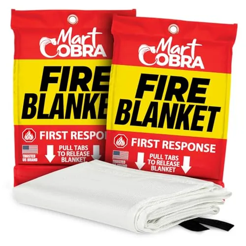 Mart Cobra Fire Blanket 2-Pack Review: Home Safety image 2