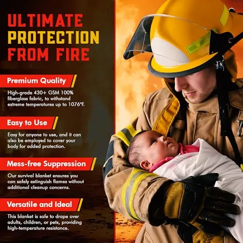Mart Cobra Fire Blanket 2-Pack Review: Home Safety image 3