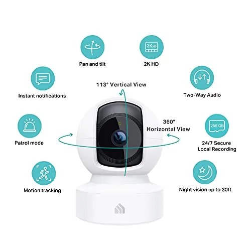 Kasa KC410S Review: 2K Indoor Pan Tilt Camera image 2