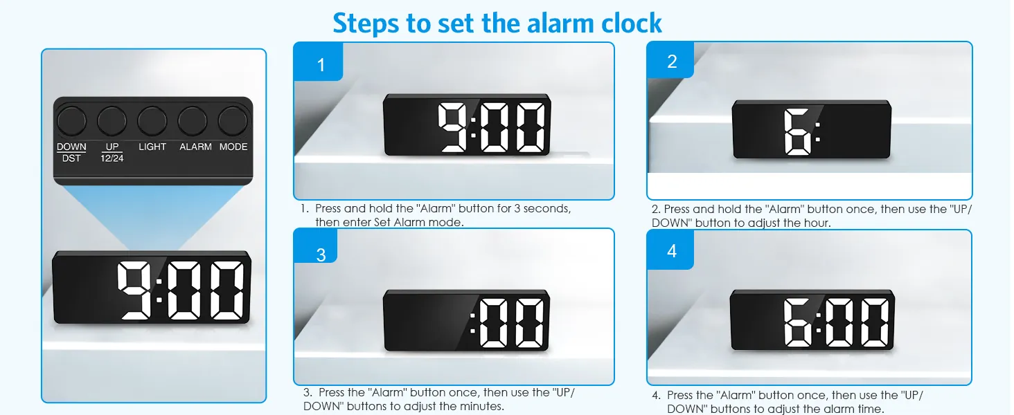 AMIR Digital Alarm Clock Review: Bedroom LED Clock image 9