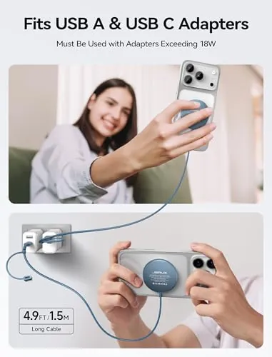 JSAUX Charger for iPhone 17 Review: MagSafe Charging Pad image 3