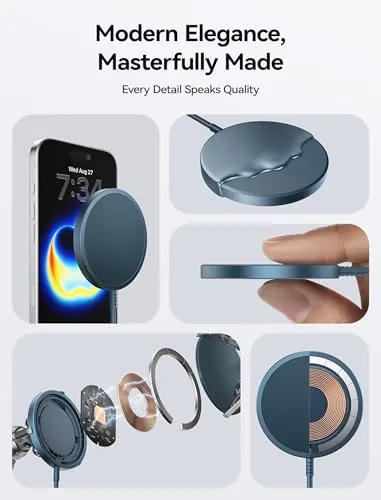 JSAUX Charger for iPhone 17 Review: MagSafe Charging Pad image 5
