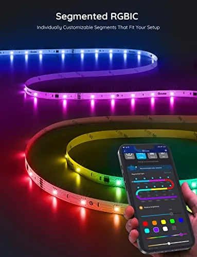Govee RGBIC LED Strip Lights Review: Bedroom Mood Lighting image 6