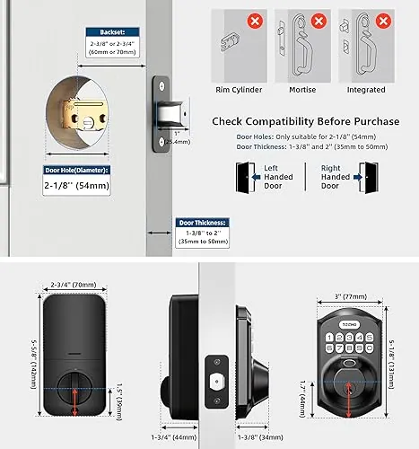 TEEHO TE002 Fingerprint Door Lock Review image 7