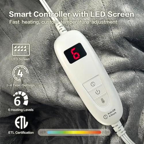 Tefici Electric Heated Blanket Throw Review image 4
