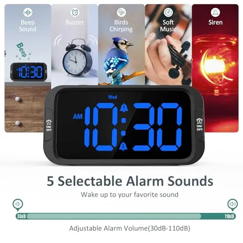 Odokee Digital Dual Alarm Clock Review for Bedroom Use image 4