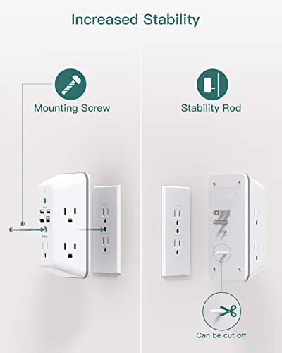 Addtam Outlet Extender Review: USB, Night Light, Value image 4