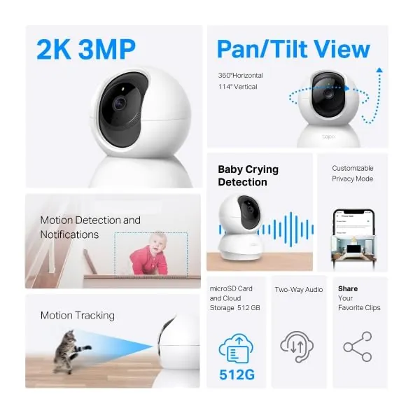 Tapo C210P2 Review: 2K Indoor Security Camera 2-Pack image 3