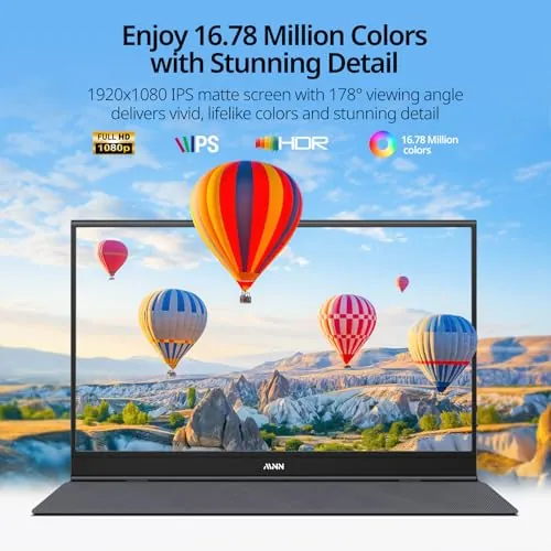 MNN Portable Monitor Review: 15.6-Inch FHD Second Screen image 2