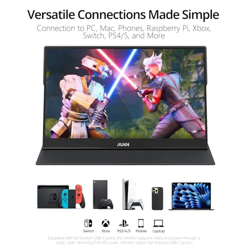 MNN Portable Monitor Review: 15.6-Inch FHD Second Screen image 3
