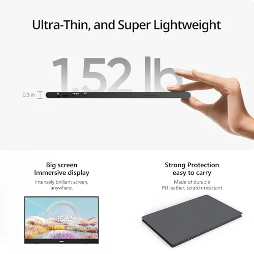 MNN Portable Monitor Review: 15.6-Inch FHD Second Screen image 5