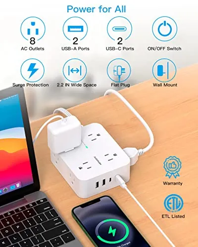 HANYCONY Power Strip Review: USB-C, Outlets and Value image 2