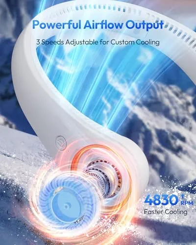 Gaiatop Portable Neck Fan Review: Cooling and Value image 3