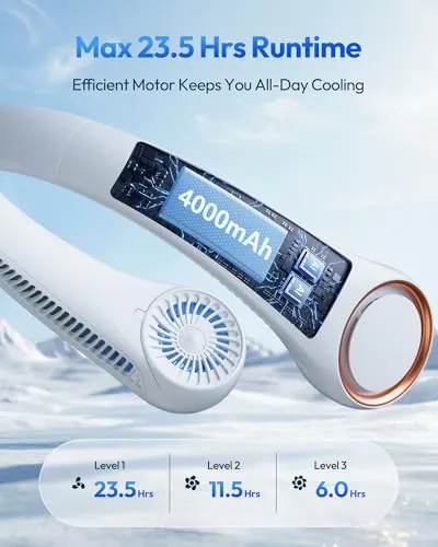Gaiatop Portable Neck Fan Review: Cooling and Value image 5