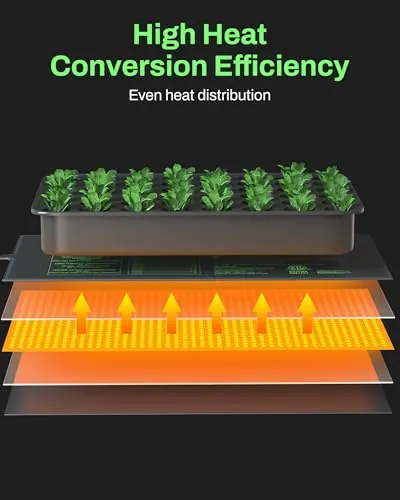 BN-LINK Seedling Heat Mat Review: 4-Pack Germination Aid image 5