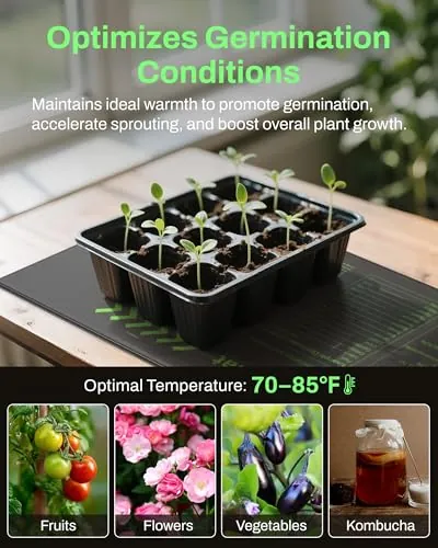 BN-LINK Seedling Heat Mat Review: 4-Pack Germination Aid image 7