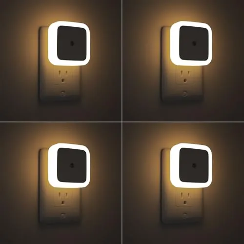 Sujeet Night Light Review: Plug-In Warm White 4-Pack image 2