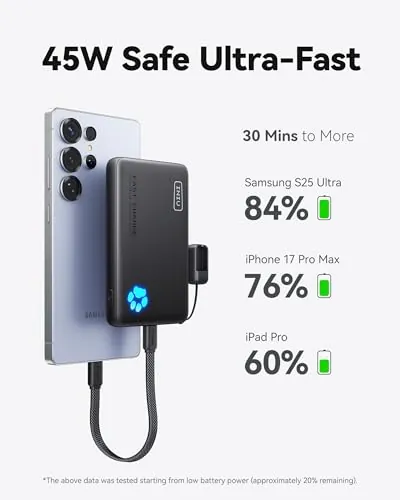 INIU 45W Fast Charging Portable Charger Review image 3