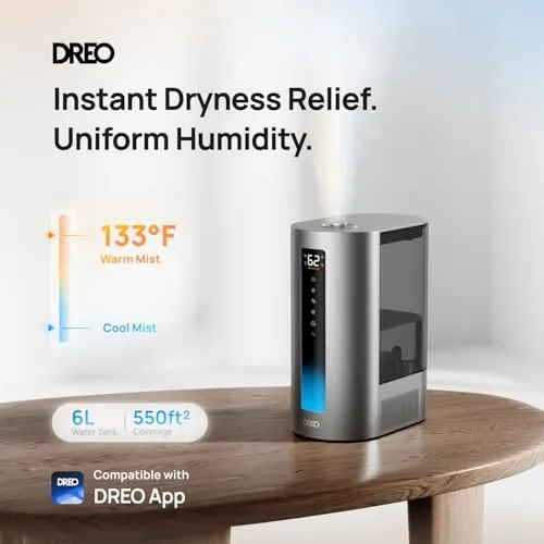 DREO HM713S Humidifier Review: Smart Warm and Cool Mist image 2