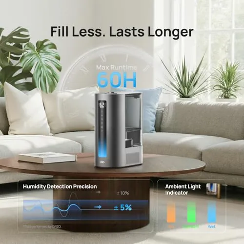 DREO HM713S Humidifier Review: Smart Warm and Cool Mist image 6