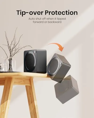 Gaiatop Mini Space Heater Review: 500W Desk Heat image 5