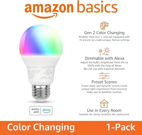 Amazon Basics Smart A19 LED Light Bulb Review image 3