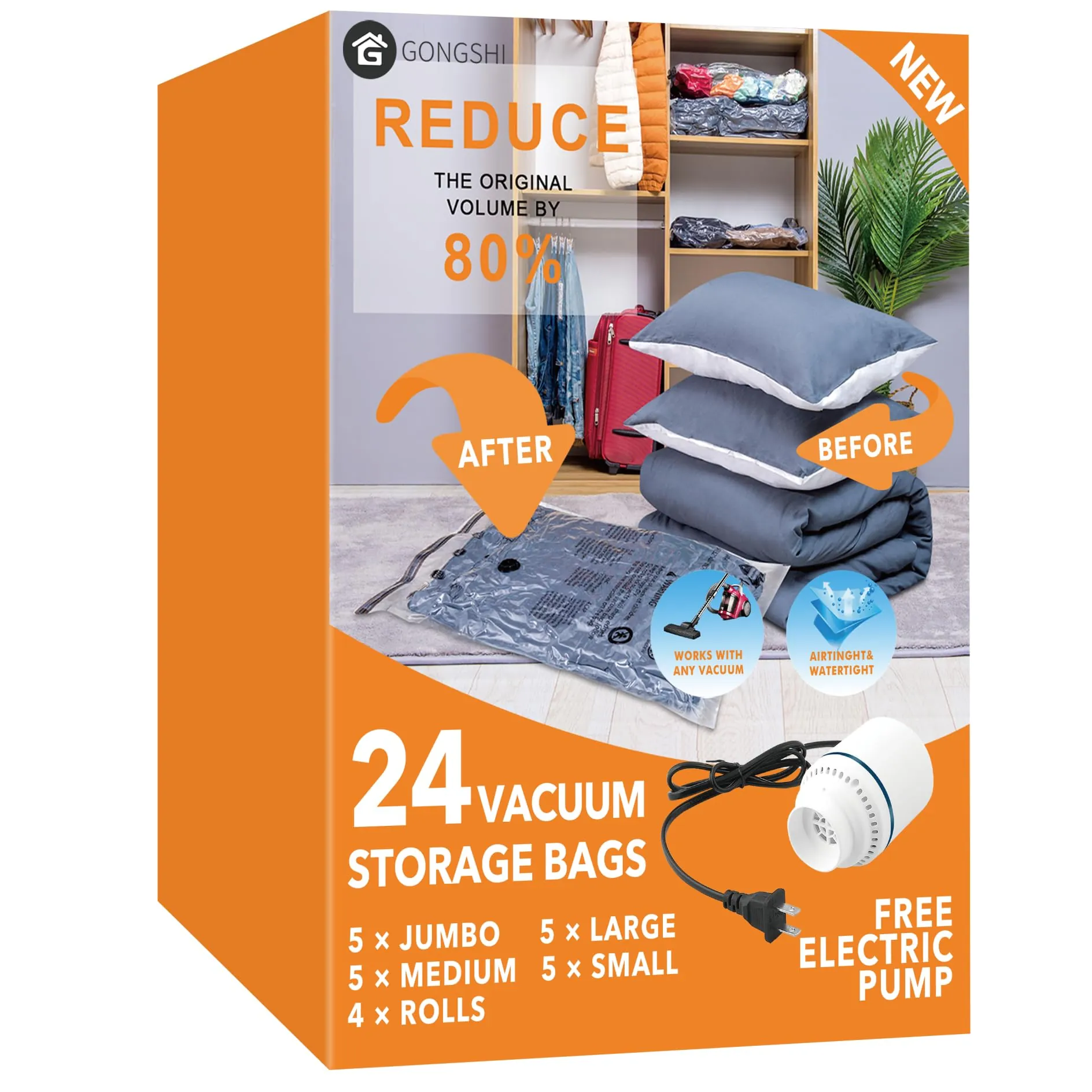 GONGSHI Vacuum Seal Bags Review: Storage and Tr...
