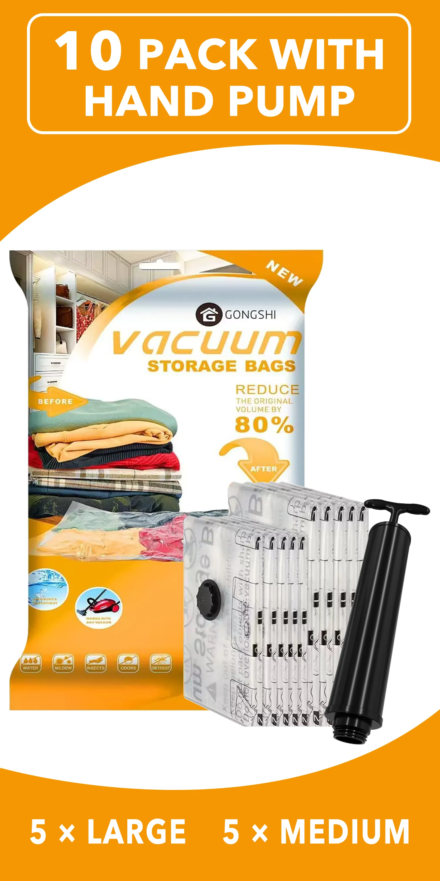 GONGSHI Vacuum Seal Bags Review: Storage and Travel Use image 9