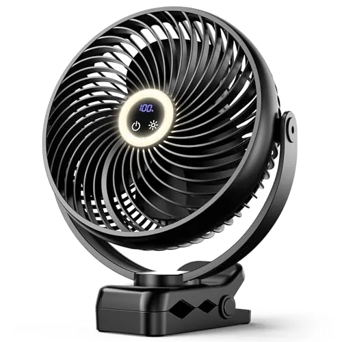 Koonie Portable Clip on Fan Review: Battery, Noise, Use image 2