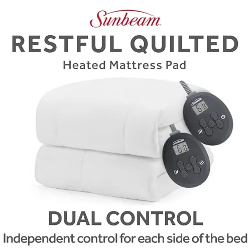 Sunbeam Heated Mattress Pad Review: King Electric Bed Warmer image 3