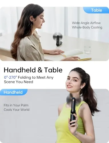 JISULIFE Handheld Fan 8 Plus Review: Portable Cooling image 5