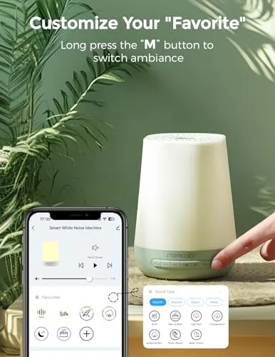 Momcozy White Noise Machine Review: Sleep, Light and App image 3