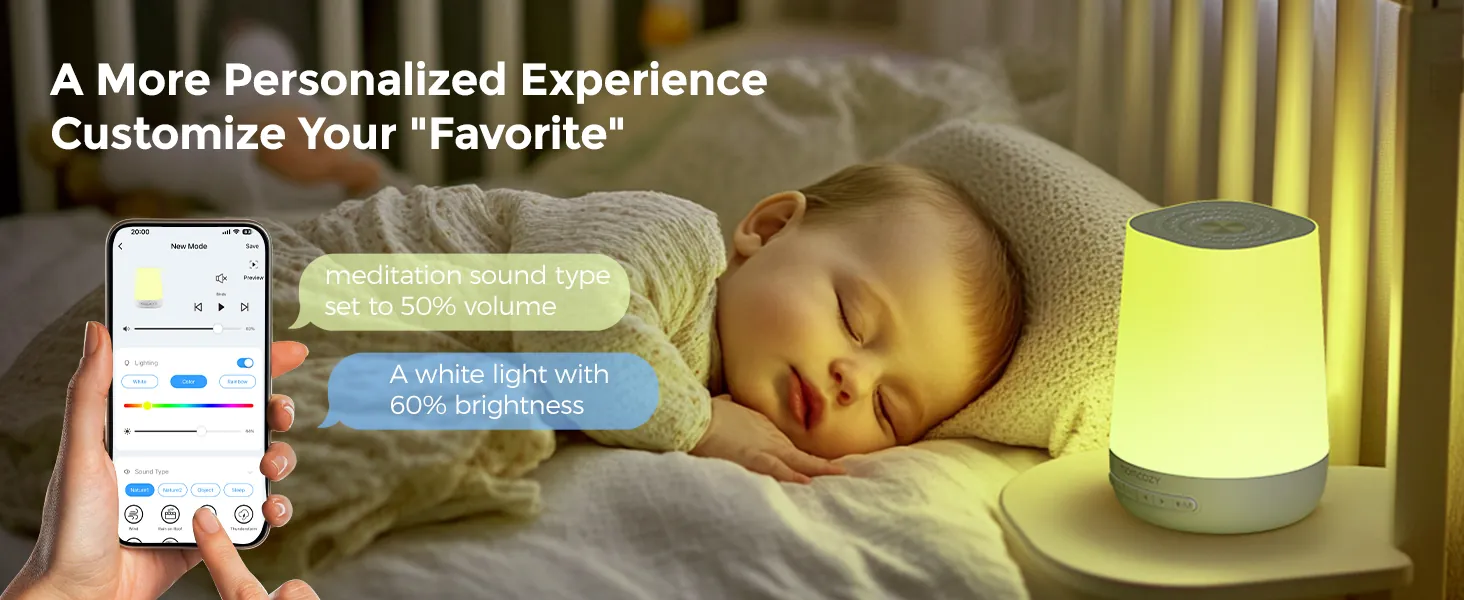 Momcozy White Noise Machine Review: Sleep, Light and App image 9