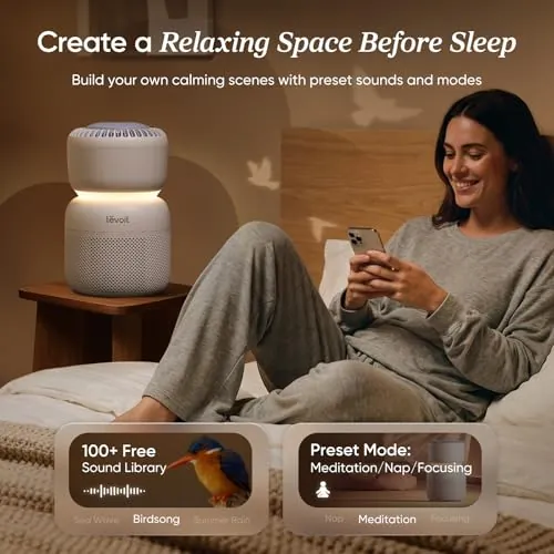 LEVOIT Sprout Air Purifier Review: Smart Bedroom HEPA image 5