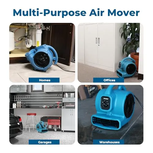 XPOWER P-80 Air Mover Review: Drying and Ventilation image 6