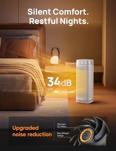 DREO Space Heater Review: Quiet 1500W Indoor Heat image 6