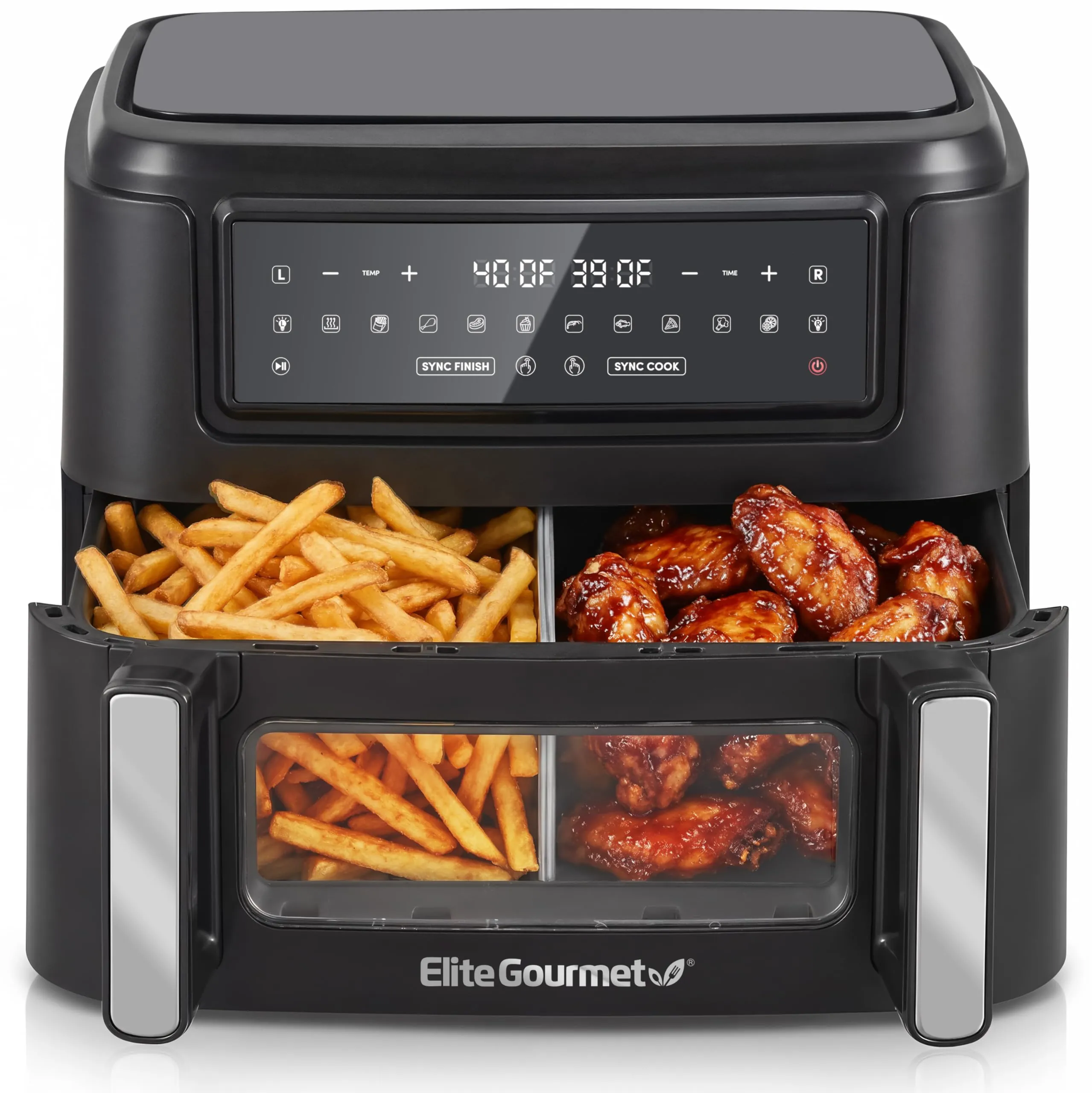 Elite Gourmet Dual Zone Air Fryer Oven 11QT Review