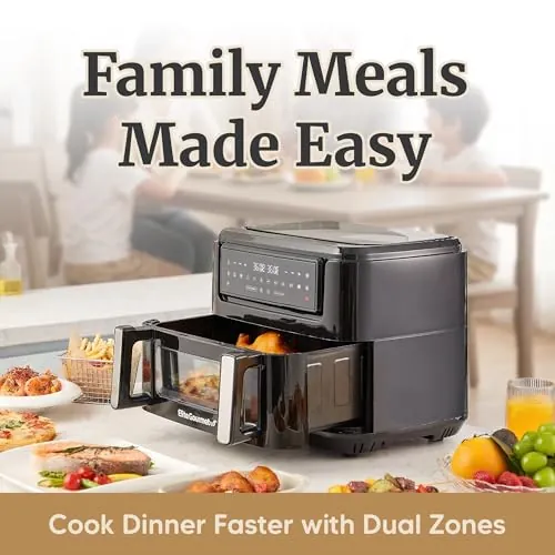 Elite Gourmet Dual Zone Air Fryer Oven 11QT Review image 7