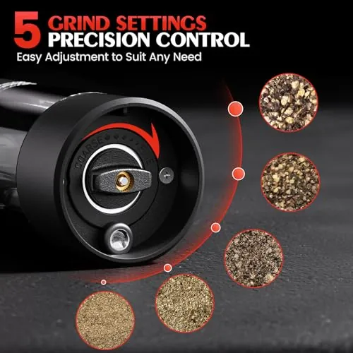 ioion Electric Salt and Pepper Grinder Set Review image 5