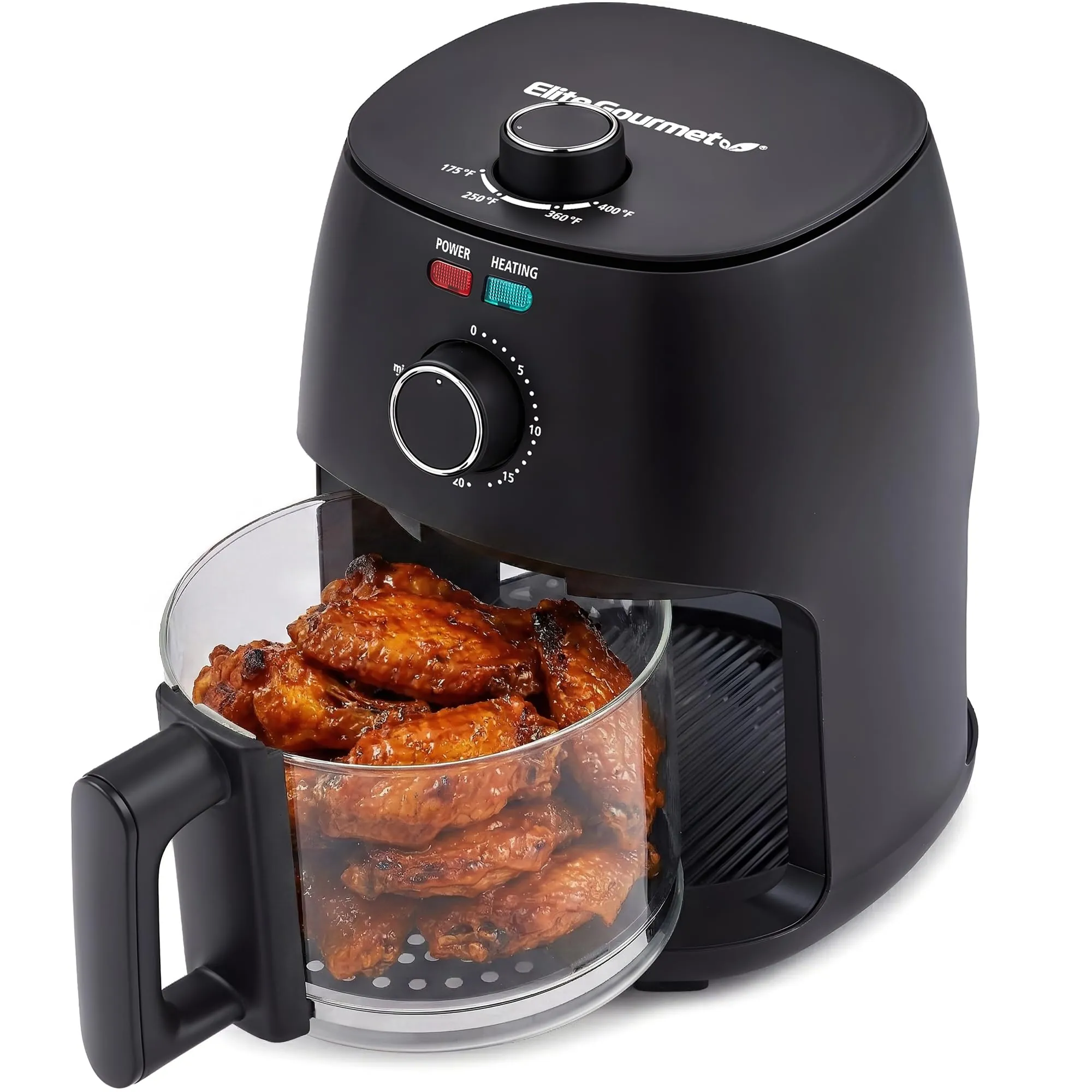 Elite Gourmet 2.4 Qt Glass Air Fryer Review