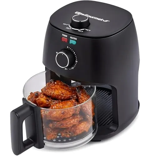 Elite Gourmet 2.4 Qt Glass Air Fryer Review image 2