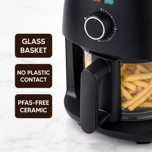 Elite Gourmet 2.4 Qt Glass Air Fryer Review image 3