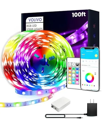 VOLIVO 100ft LED Strip Lights Review: Features...