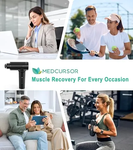Medcursor Massage Gun Review: Quiet Home Muscle Recovery image 7